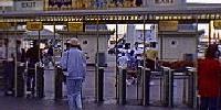 Disneyland entrance gates
