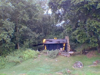 TMK burning house